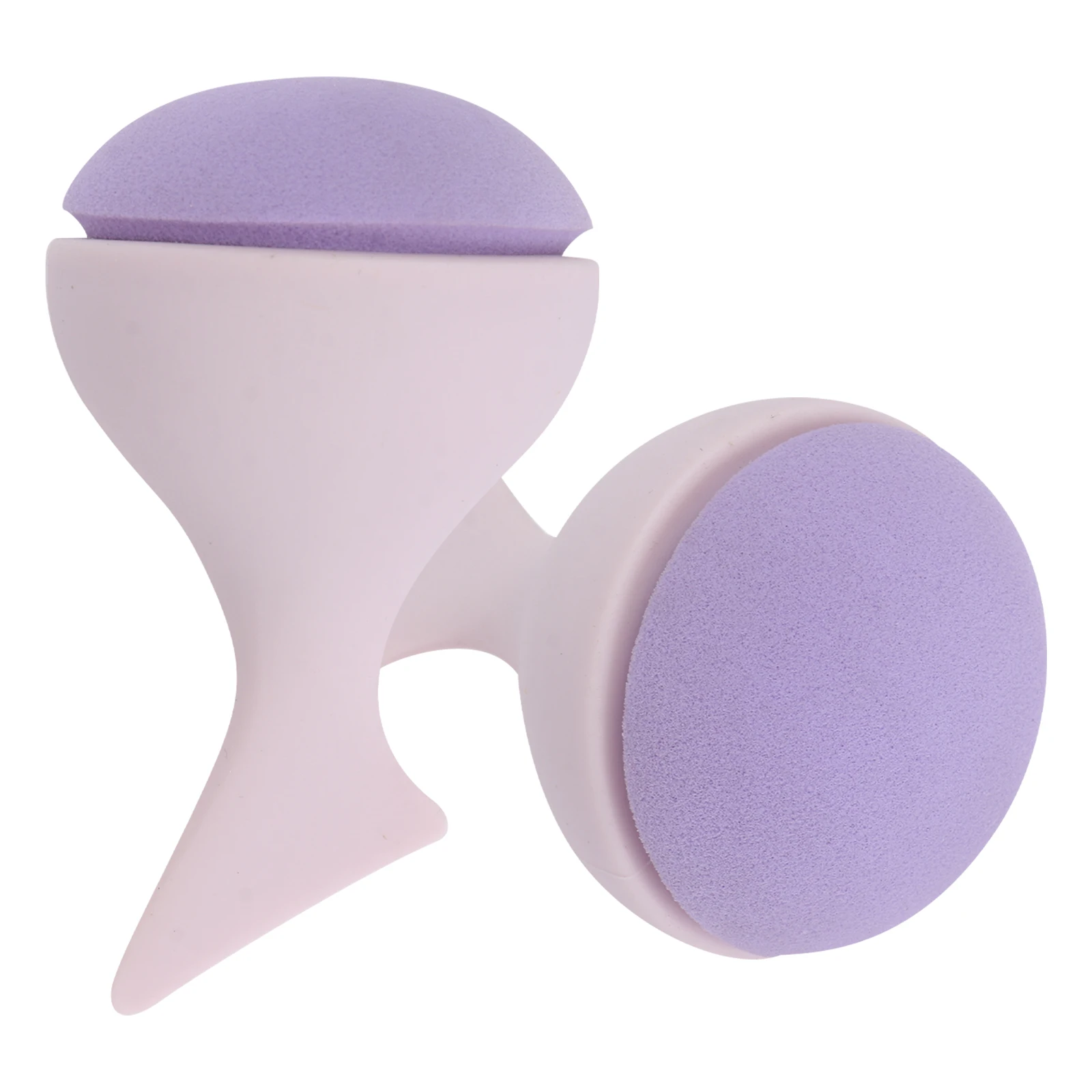 

2pcs Powder Makeup Eggs For Women Daily Use Soft Lightweight Facial Cushions Pink 2 Pack Mermaid Beauty Blending