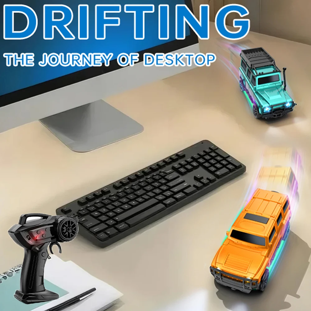 

1/64 Mini Drift Rc Car 2.4G Высокоскоростной 4WD Автомобиль с дистанционным управлением 4WD CRAWLER Радиоуправляемая мини-гоночная модель игрушки для мальчиков Подарки