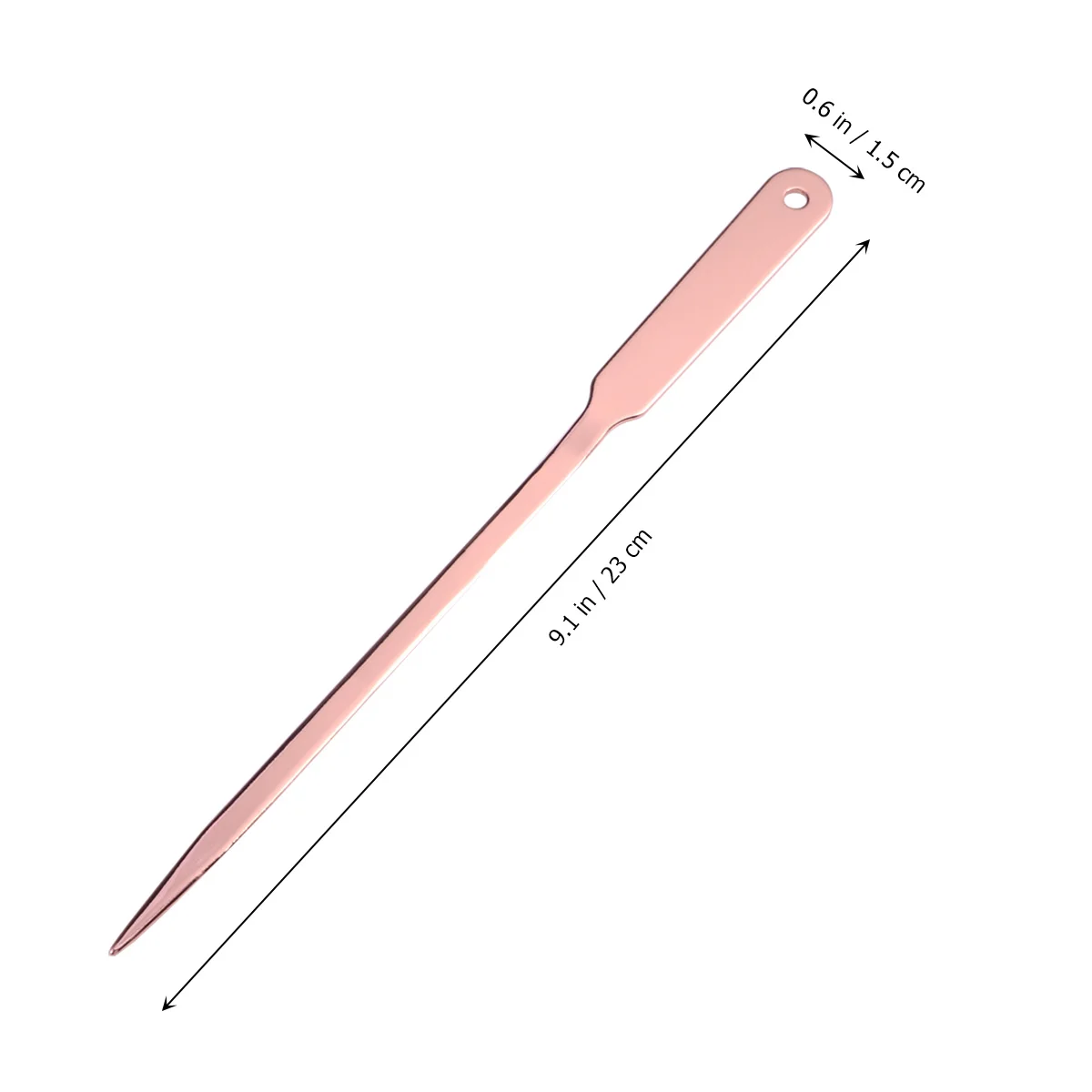 3pcs Letter Openers Portable Stainless Steel Hand Letter Envelope Lightweight Metal Envelope Slitter (Random Color)