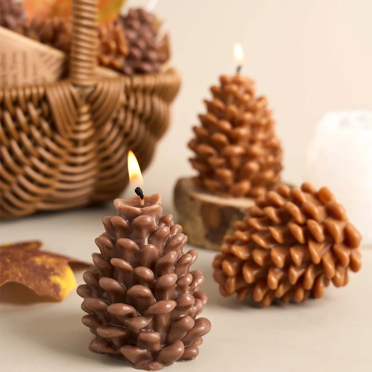 3D Pine Cone Silicone Mold - DIY Christmas Ornament Craft Tool, Soap Plaster Resin Casting Molds for Home Decor Gift Making - Image 4