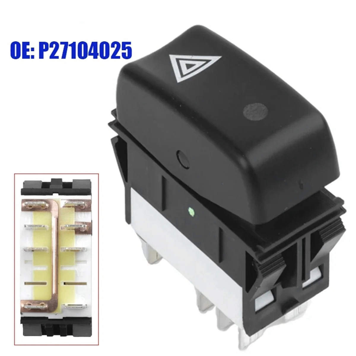 Automotive Emergency Hazard Switch Alarm Switch for Kenworth Trucks P27-1040-25 P27104025