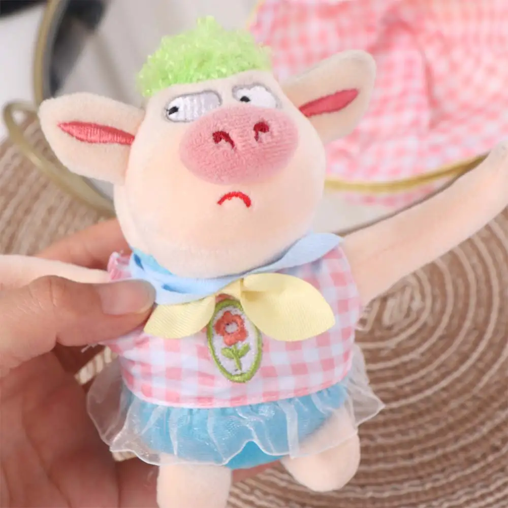 Maison de jeu pour barboteuses en coton doux de 10CM, tenue Design de dessin animé, vêtements miniatures mignons, Mini vêtements de jeu pour la maison