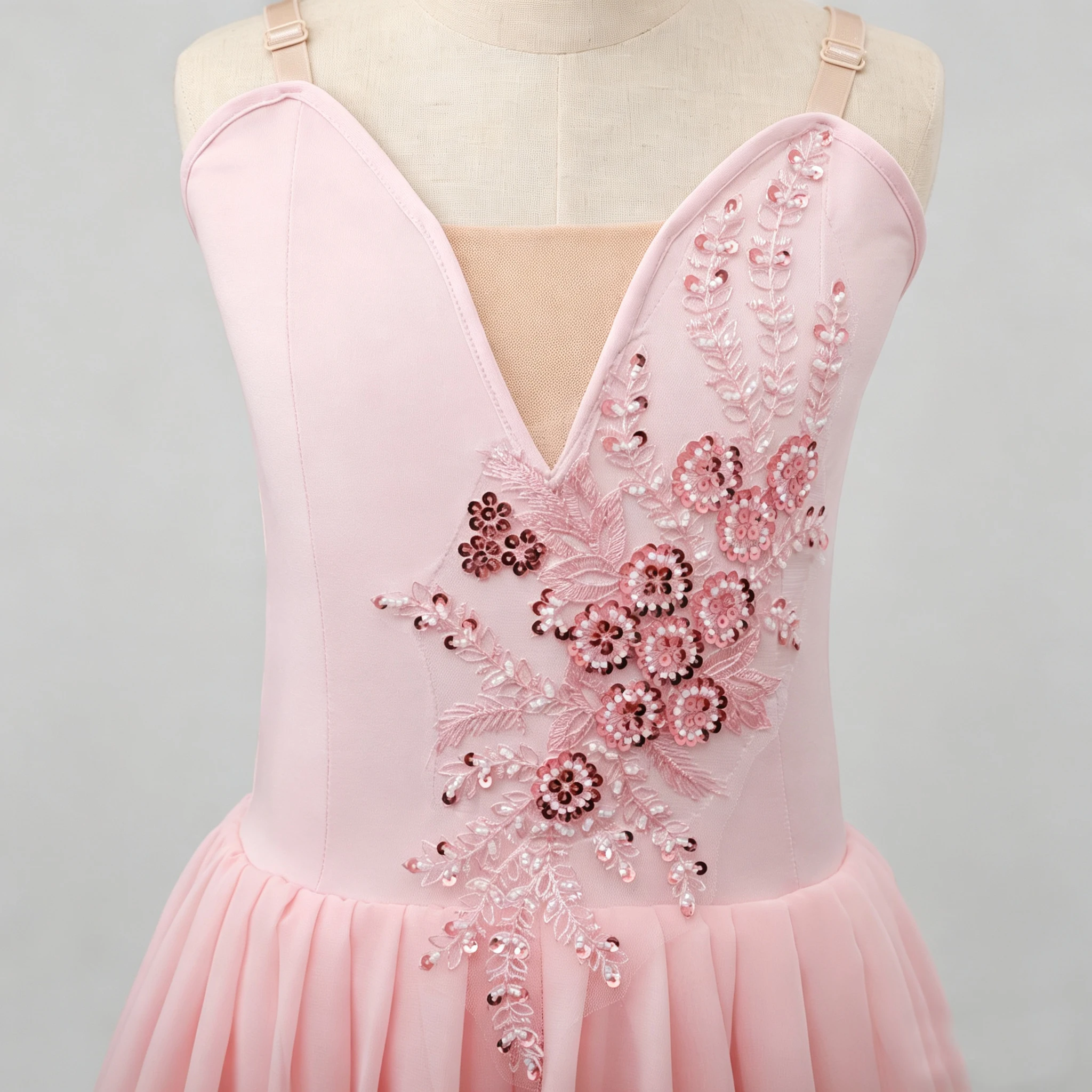 Professional Children's Ballet Performance Ballet Costume Set, Children Ballet Dress Girls Chiffon Classical Leotard Ballet Dres