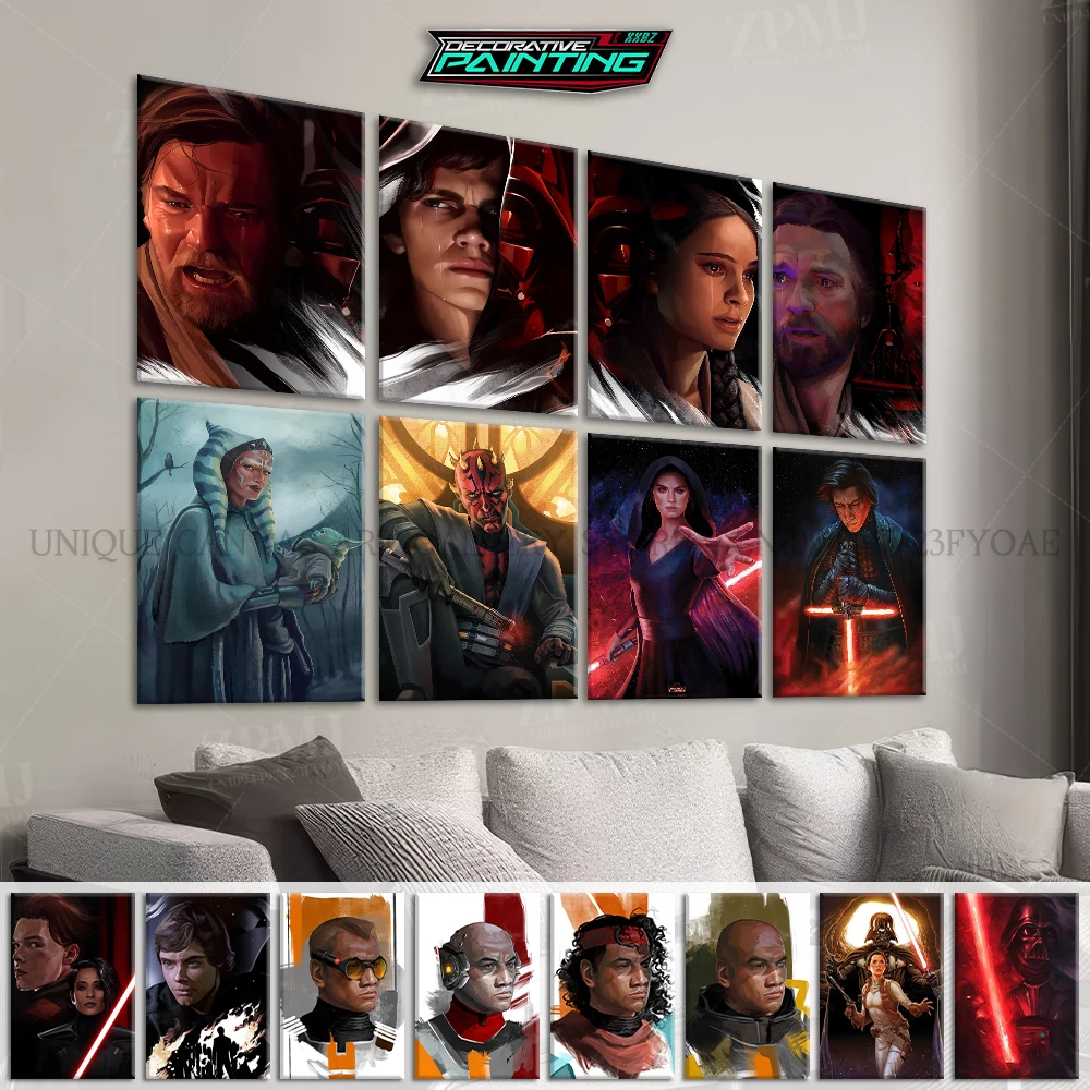 

Star Wars: The Bad Batch Character Posters Stunning Hero Scenes Home Decor Room Prints Paintings Wall Artwork Canvas Pictures