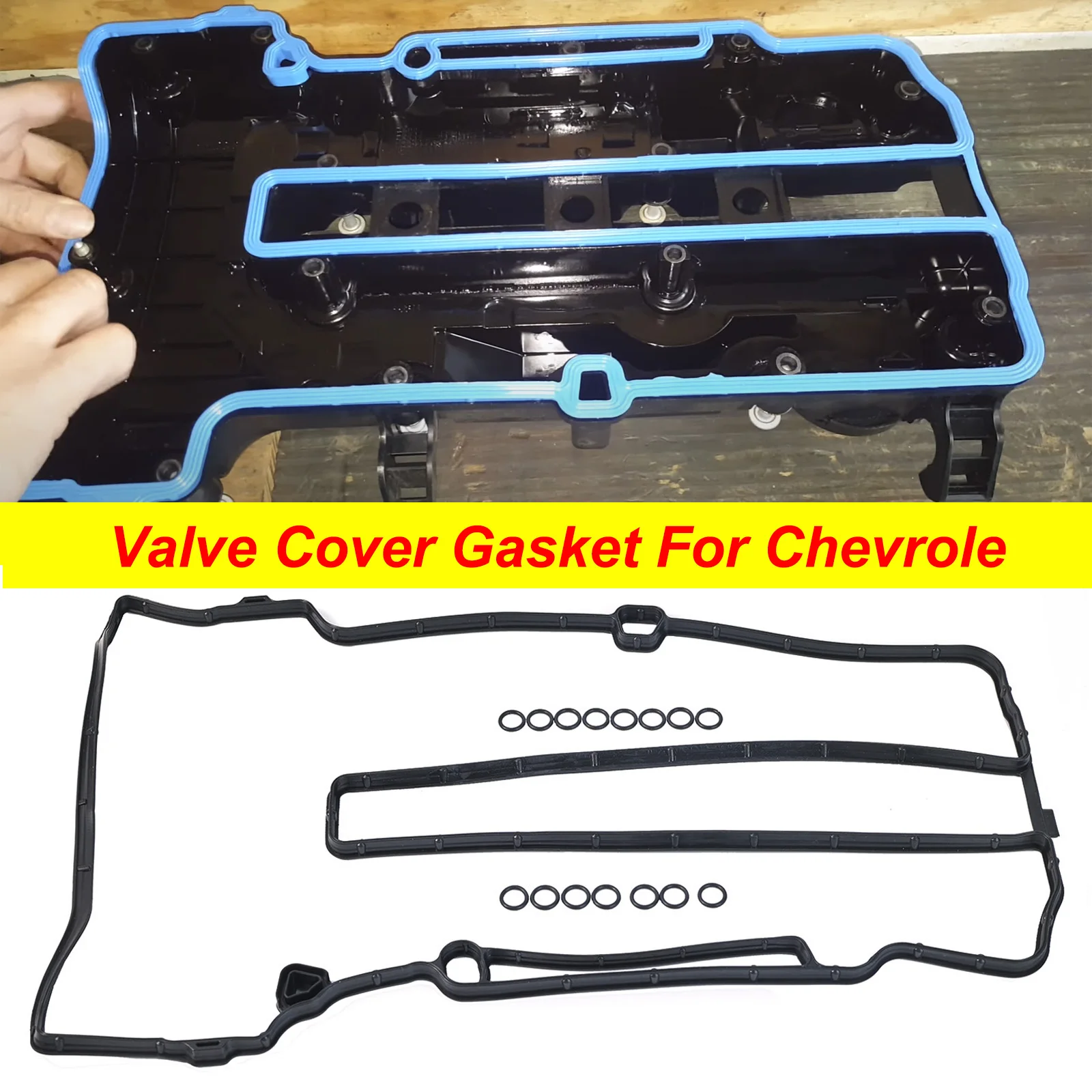 For Buick Encore Chevrolet Cruze Volt Trax 1.4L L4 Turb 4-Door Black Car Engine Valve Cover Gasket  714234900 55573747 VS50807R