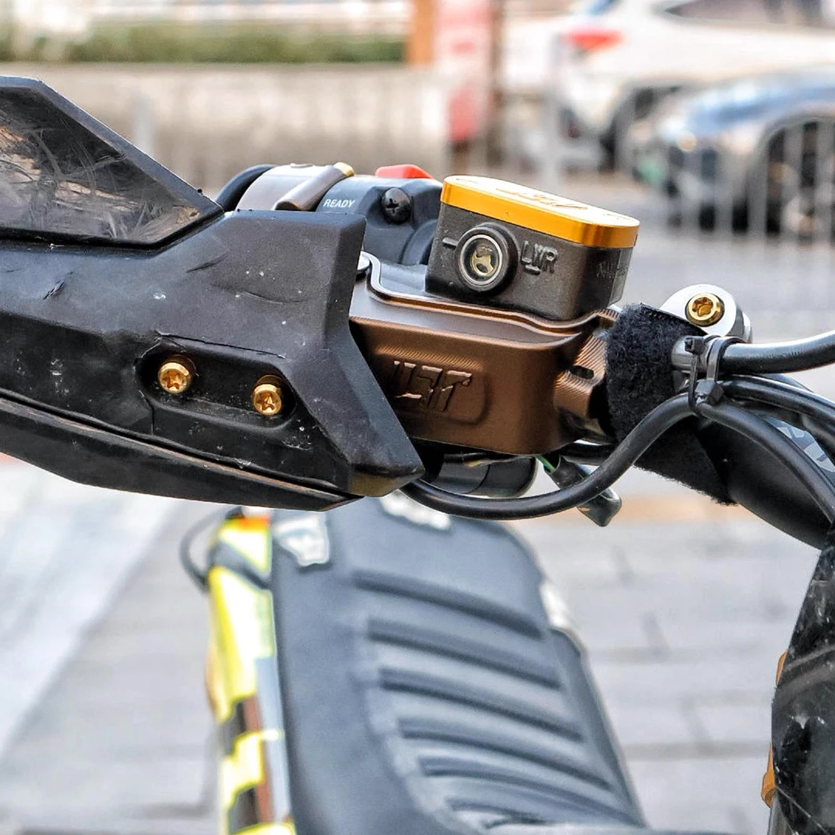 سوبر بايك SUR دراجة ترابية كهربائية Ultra Bee تعديل سبائك الألومنيوم المعدنية Handguard قوس #5