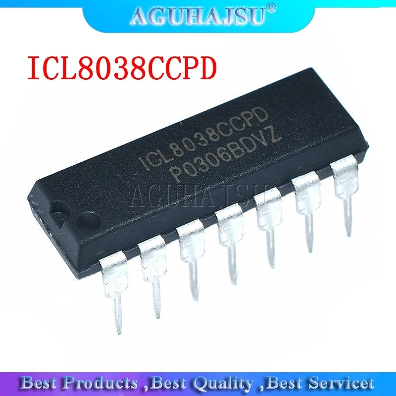 5PCS ICL8038CCPD ICL8038 DIP14 DIP Precision Waveform Generator/Voltage Controlled Oscillator new original