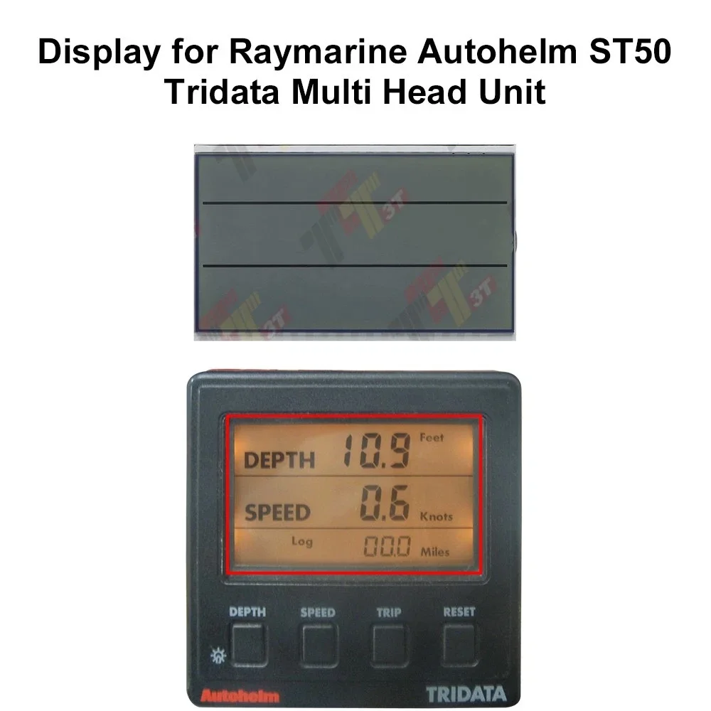 Display für Raymarine Autohelm ST50 Tridata Multi-Head-Unit – Detail 2
