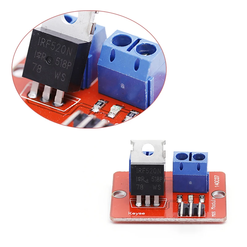 5Pcs IRF520 MOS FET Button Driver Module For