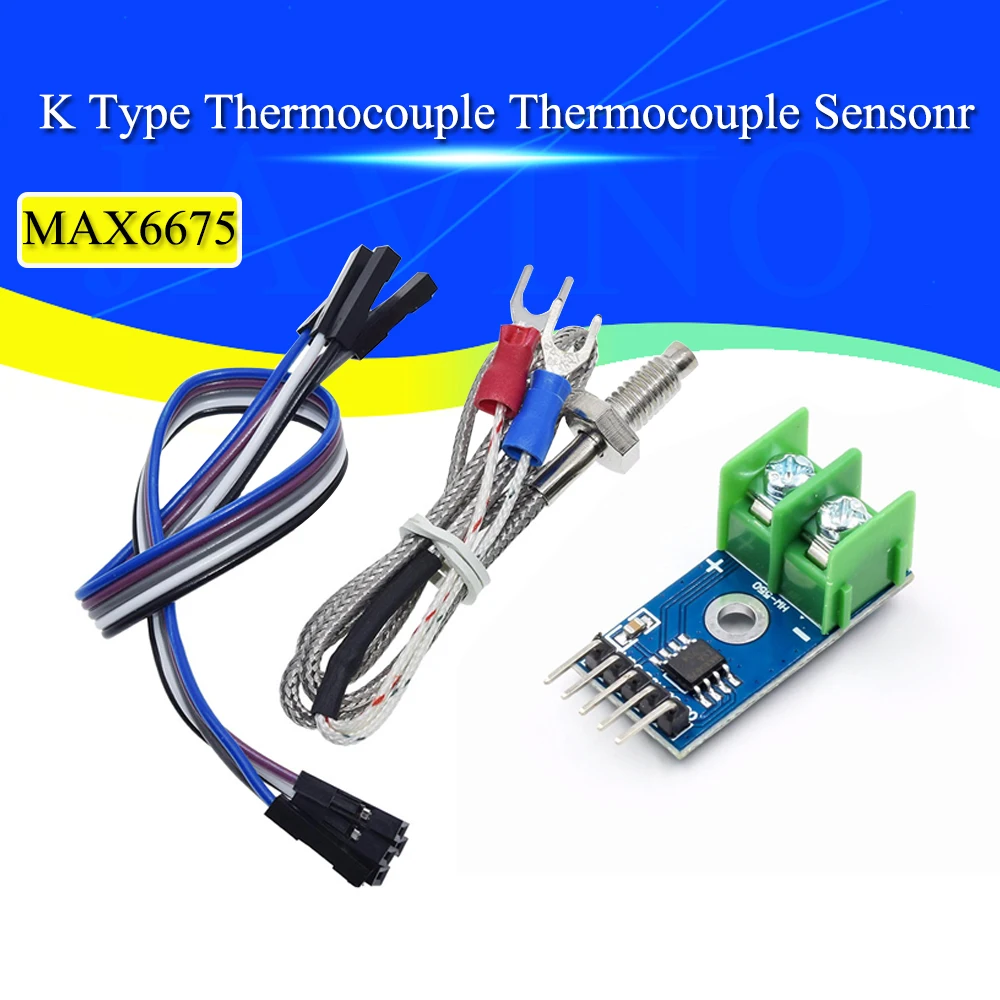 MAX6675 Module + K Type Thermocouple Thermocouple Sensor Temperature Degrees Module for Arduino