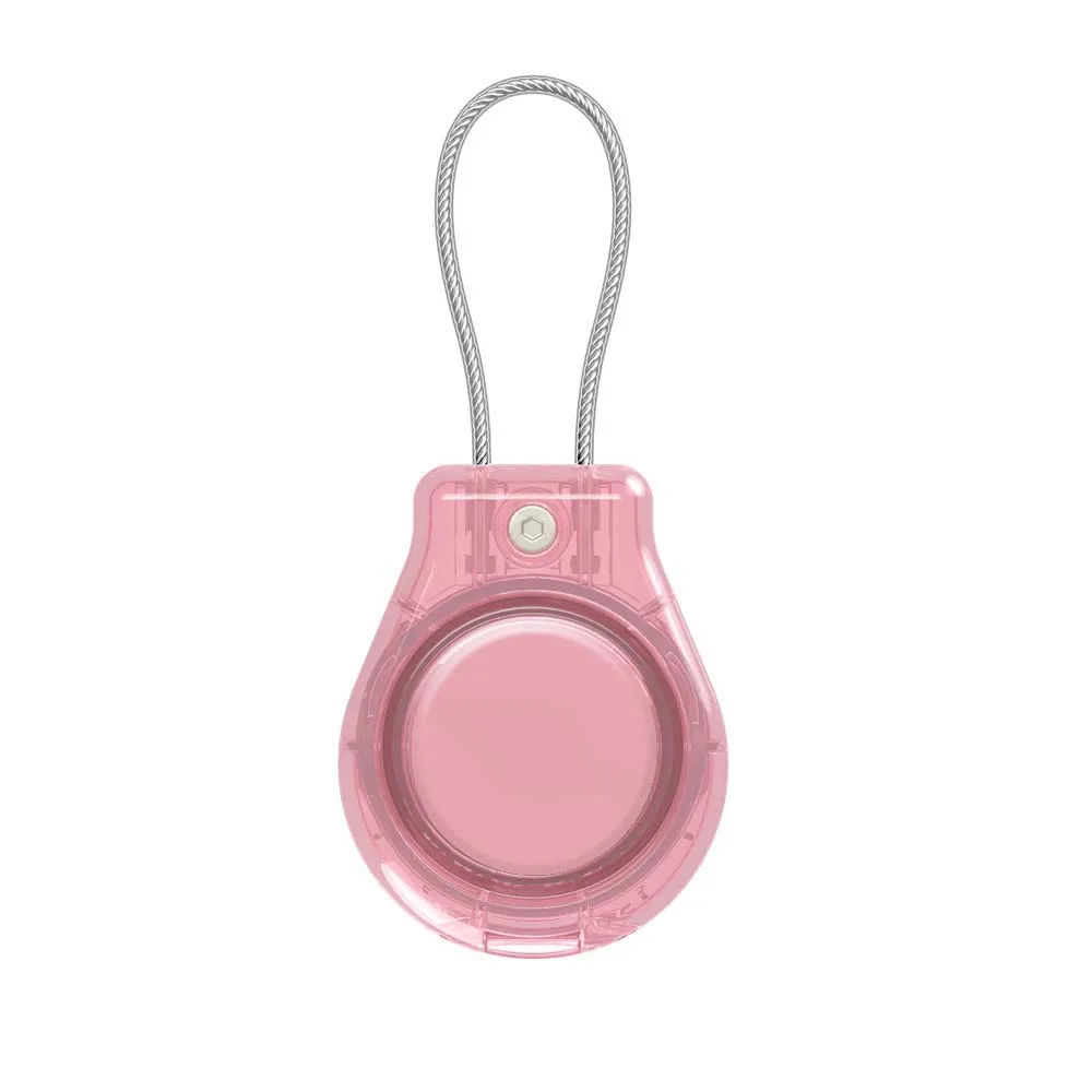Waterdichte hoes voor AirTag sleutelhangerhouder met draadkabel Anti-verloren trackeraccessoires voor bagage-rugzak Airtag-hoes