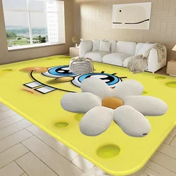 SpongeS-Bobs Face Hallway Carpet Washable Non-Slip Living Room Sofa Chairs Area Mat Kitchen Doormat Area Rug