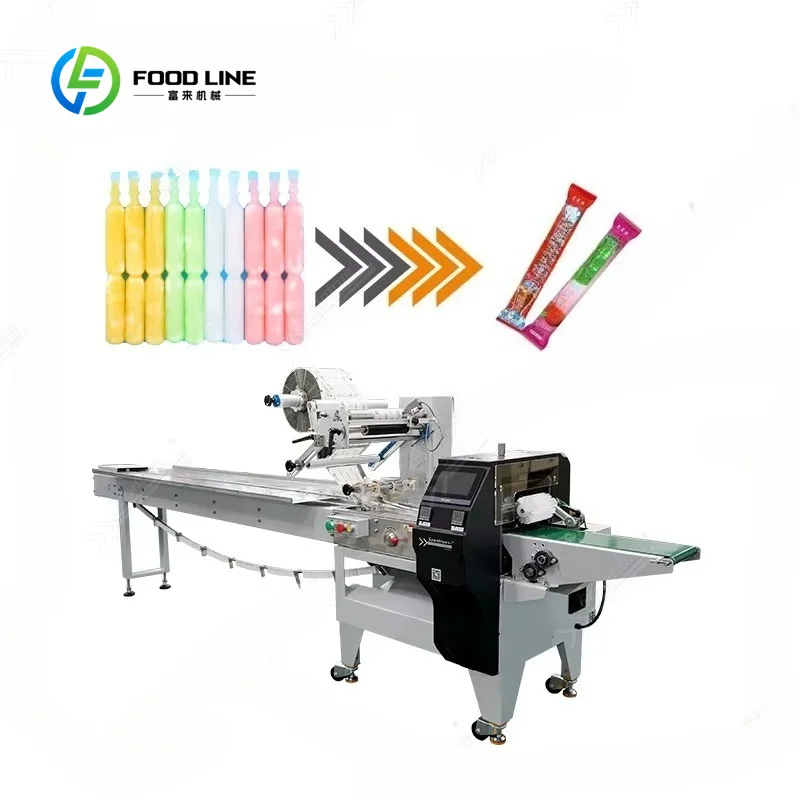 Custom Made High Speed Candy Pillow Packer Used for Lollipop  That Requires Consistent Output and Clean Seal
