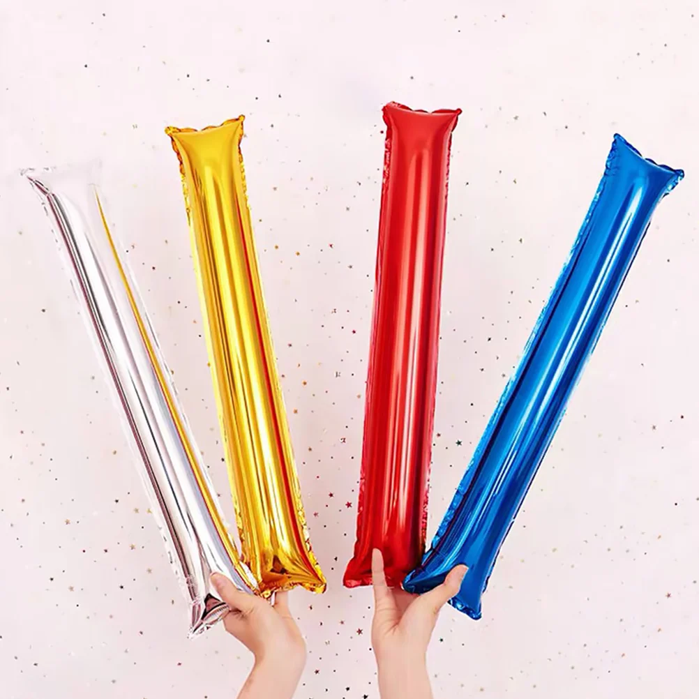 24 Pcs Inflatable Stick An Fittings Basketball Toy Noise Thunder Sticks Concert Bulk Party Long Plastic Maker Child