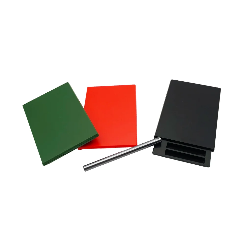 8 Compartment Plastic Snuff Kit Container with Sild Lid in Plastic Straw Pocket Size Portable Storage Box image 4