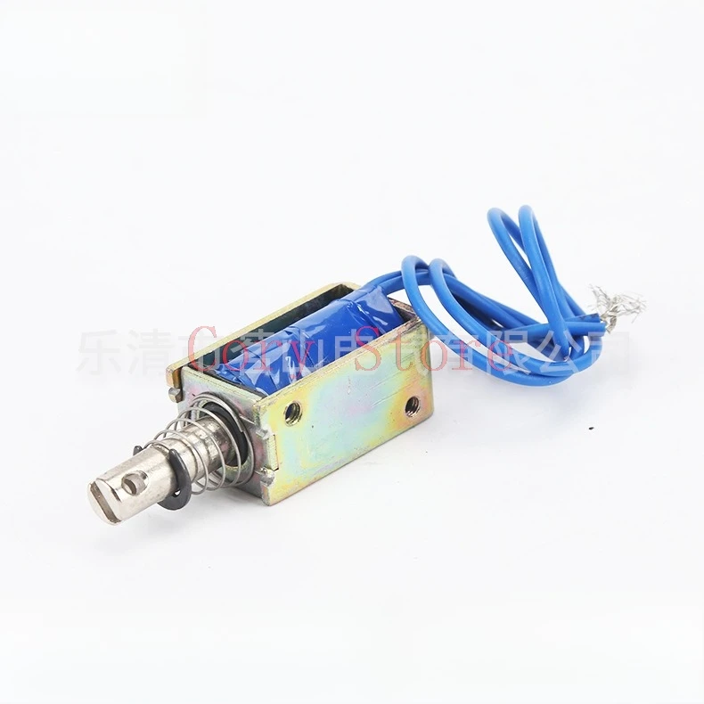 JF-0730B Open Frame DC 6V 12V 24V Solenoid Electromagnet 10mm 5N Holding Push Pull Type