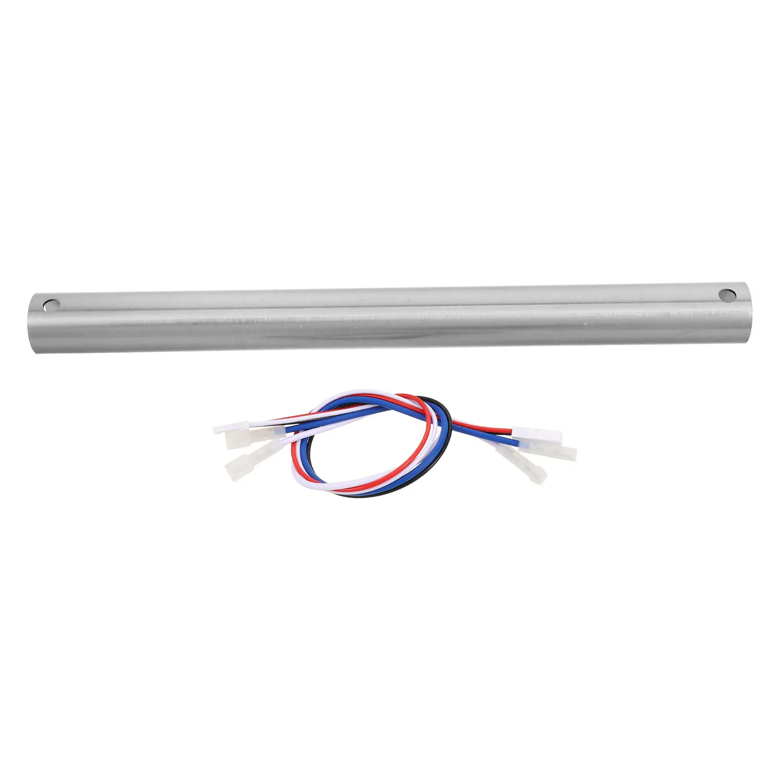 Ceiling Fan Downrod Extension Rod 12 Inch Metal Powder Coated Stable Quiet for Bedroom Living Room High Sloped Ceiling Fan Light