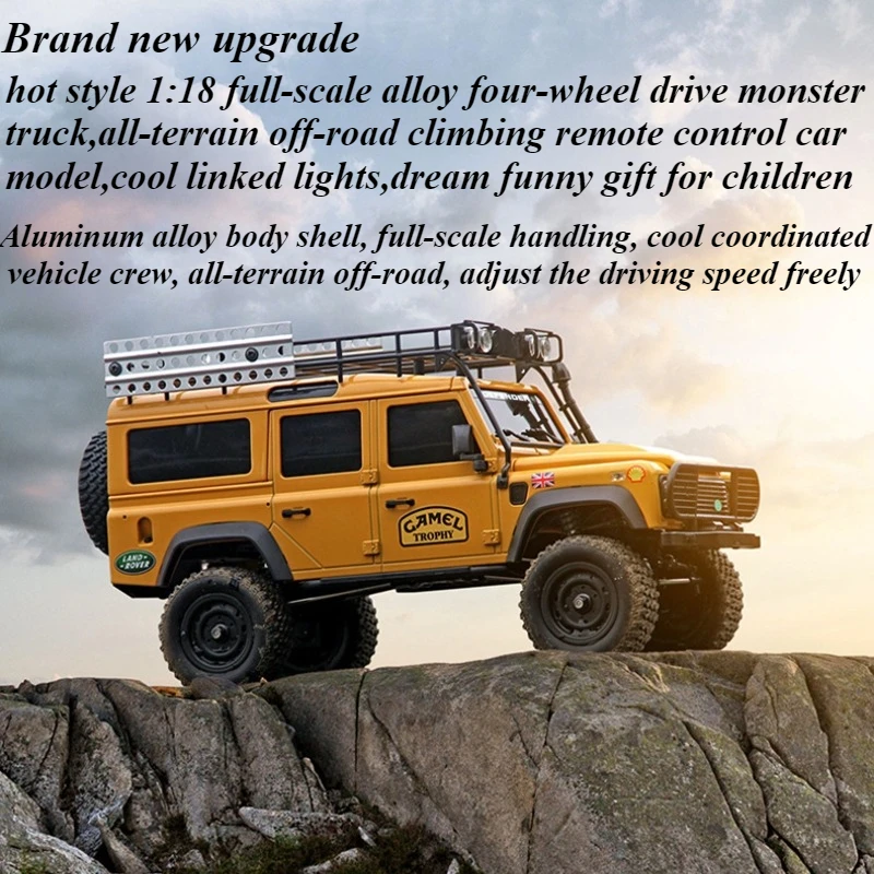 Kawaii Toy Car Funny Gift-1:18 Full-scale 4WD Rc Truck,Remote Control Car,Climbing Off-road Rc Cars,Monster Truck,Toys for Boys