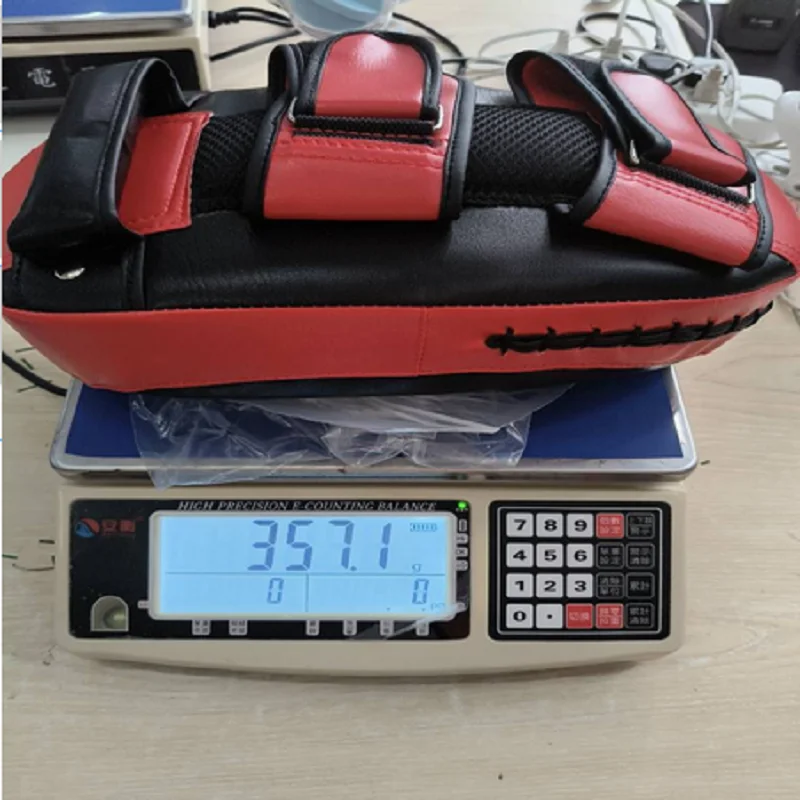 PU Leather Hand Foot Kicking Pad Bag Curved Kick Target for Muay Thai Taekwondo Martial Arts Training