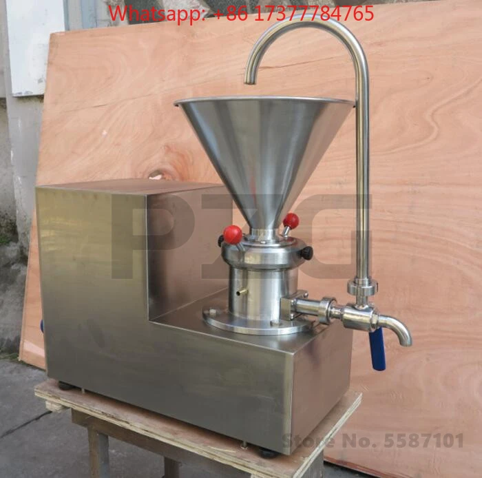 Electric Stainless Steel Peanut Butter Making Machine Nut Butter Grinder Sauce Pressing Machine Tomato Butter Maker Colloid Mill