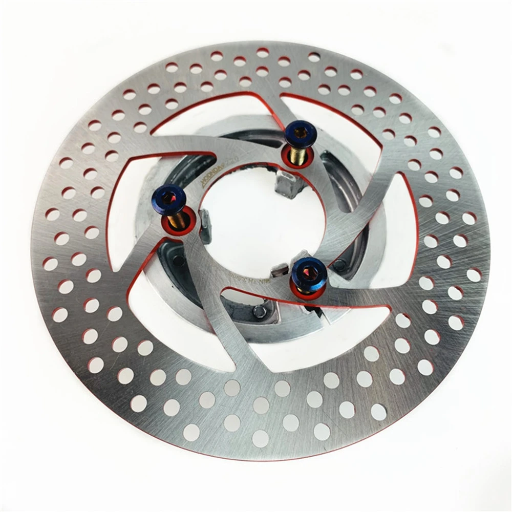 110mm Motorcycle Rear Drum brake Disc Brake 70mm Hole Conversion Tightening Ring for 220mm Disc Electric Scooter E-bike Moped view 6
