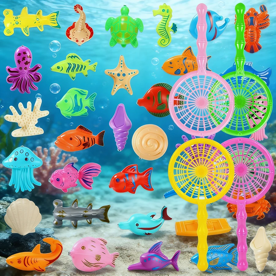 8 Peças de Peixes Plásticos Mi - Aquarium Fish Game avaliação e preço