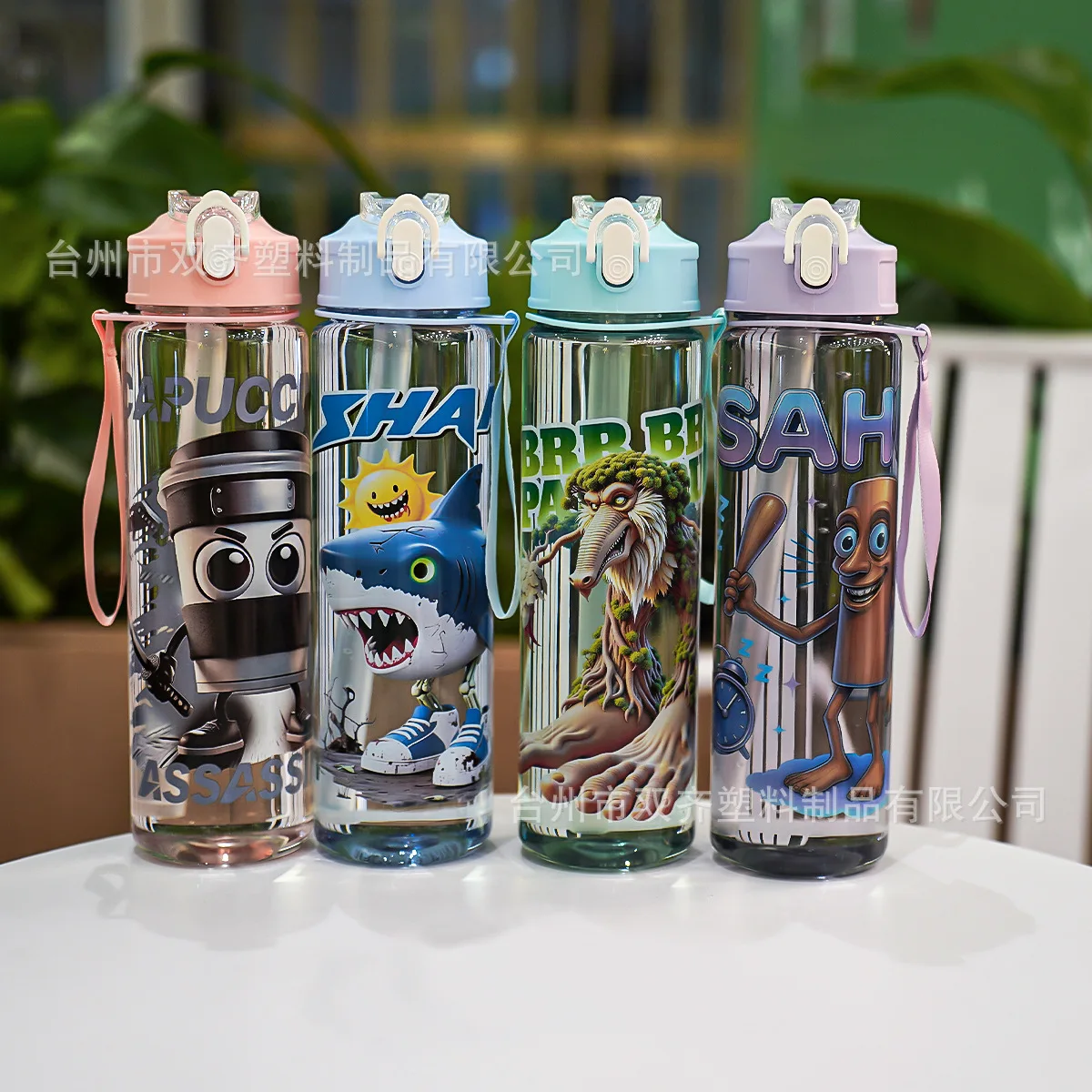 

700ML Italian Brainrot Water Bottle Outdoor Drinking Cartoon Sports Cups Tung Tung Tung Sahur Tralalero Tralala Christmas Gift