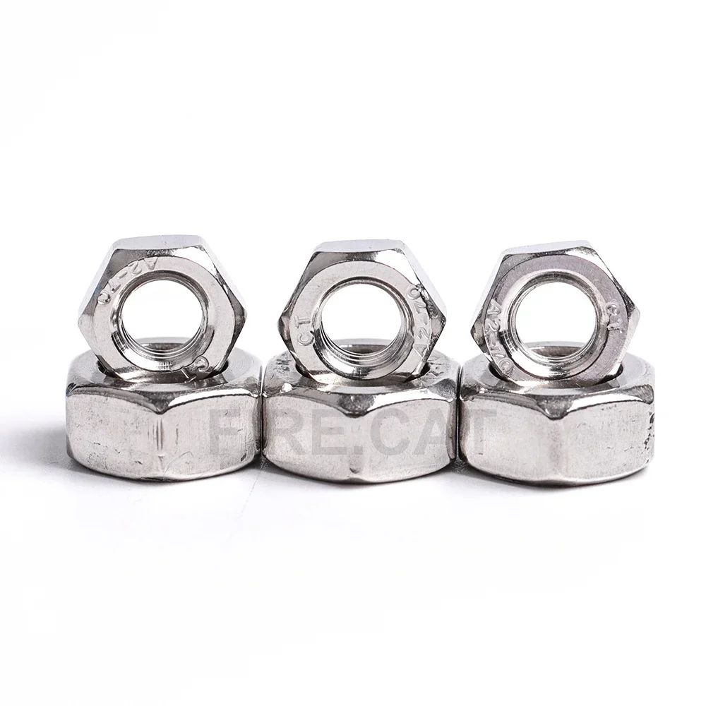 10 Sizes 180-360 304 Pieces Stainless Steel Hex Nuts Assortment Kit M1.6 M2 M2.5 M3 M4 M5 M6 M8 M10 M12 Metric Hardware Nuts Set