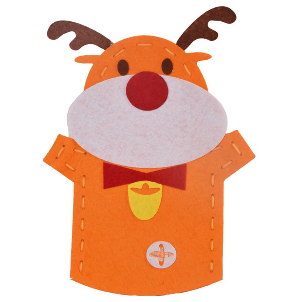 3 قطعة حقيبة عيد الميلاد لتقوم بها بنفسك مجموعة المواد سانتا ثلج الأيائل اكسسوارات الاطفال حقيبة يد صنع لوازم عيد الميلاد DIY بها بنفسك اكسسوارات الاطفال #5