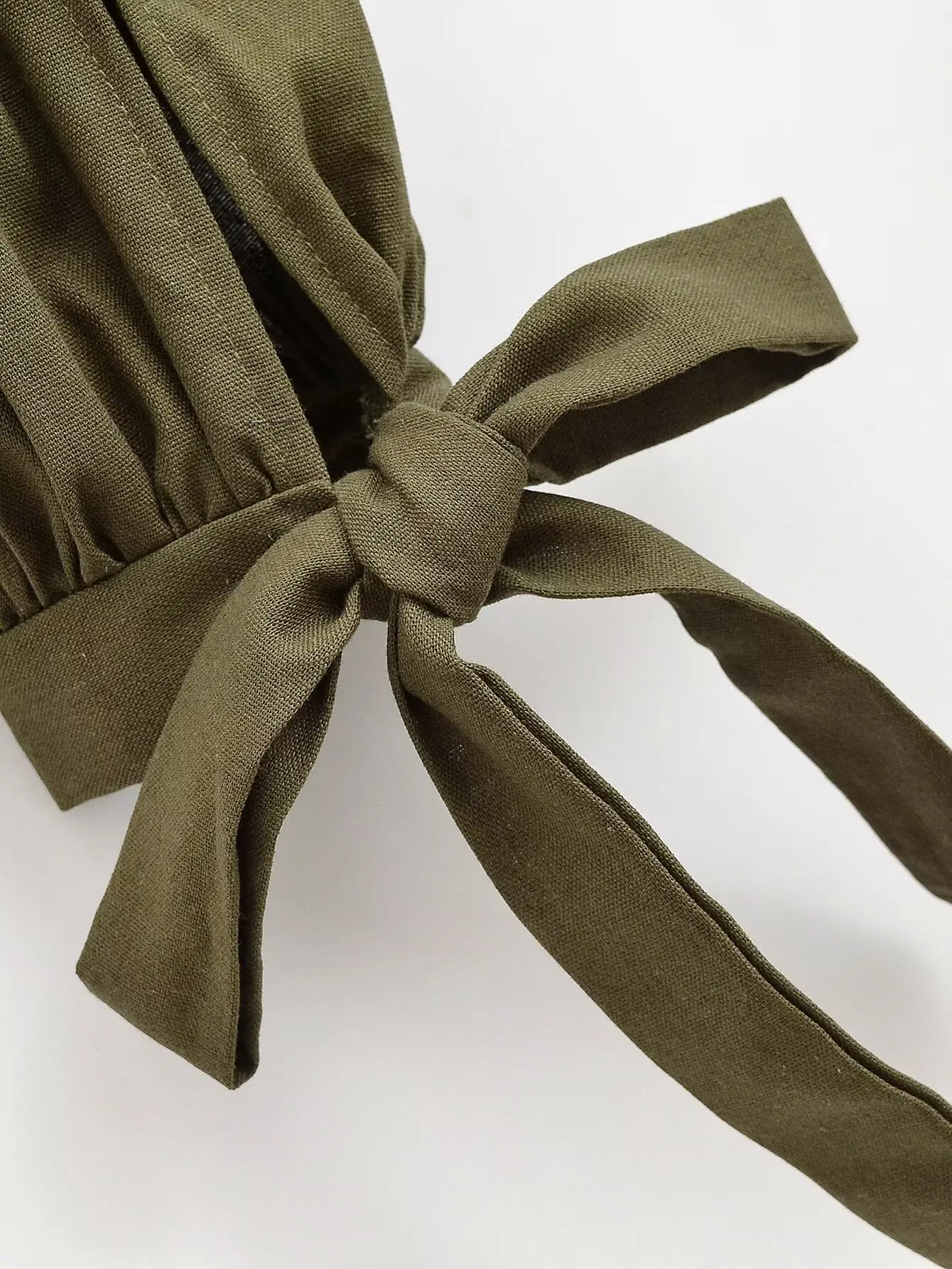Damen Freizeit-Chic Knöchellange Schleifenhose KONDALA 2026 Frühjahr Mode Pendler Minimalistische Hose Weibliche Elegante Vielseitige Lange Hose – Detail 7