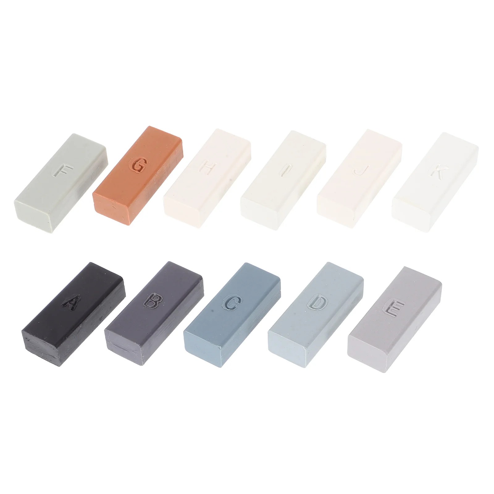 

11pcs Floor Repair Wax Hard Blocks Filler Tools Drywall Furniture Scratch Wood Scratch Repair Hardwood Floor Wax Kit Durable