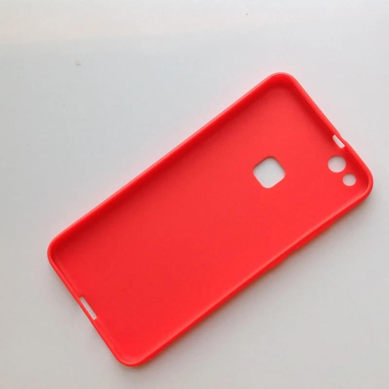 Huawei P10 lite Ultra-thin Clear TPU and Matte Solid color Case For Huawei P10lite Back Cover Protect Skin Silicon soft case