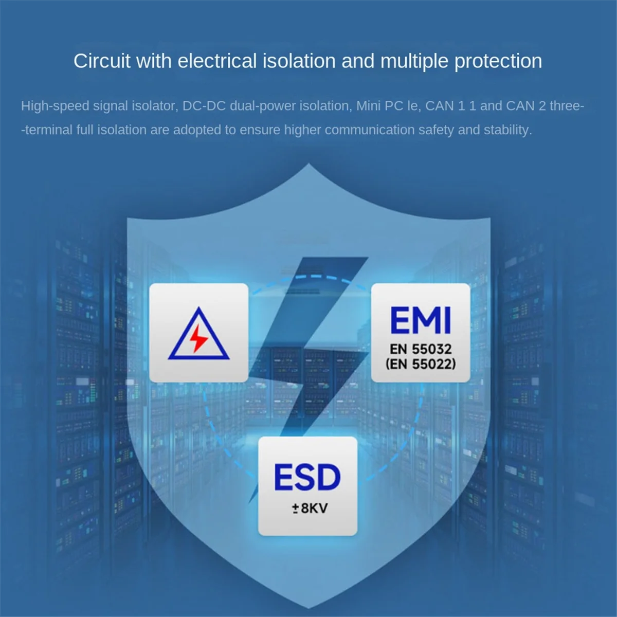 AT87-2CH MiniPCle CAN Adapter Card Multiple CAN Protocols USB to CAN Expansion Board with Decoding Analysis Function