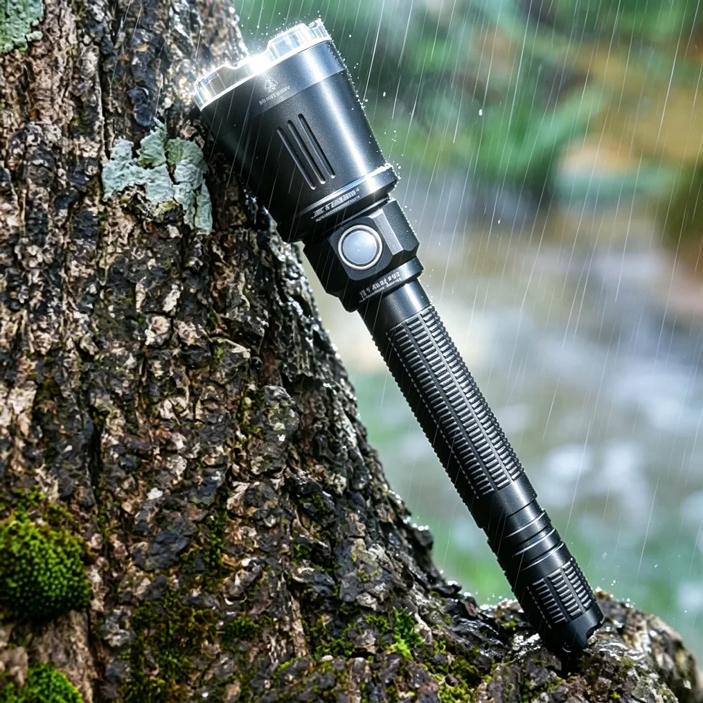 JETBeam BC40 PRO Powerful Tactical Flashlight 2930 Lumens Beam Throw 347M Torch Lighter Ideal for Hunting and Outdoor Activities