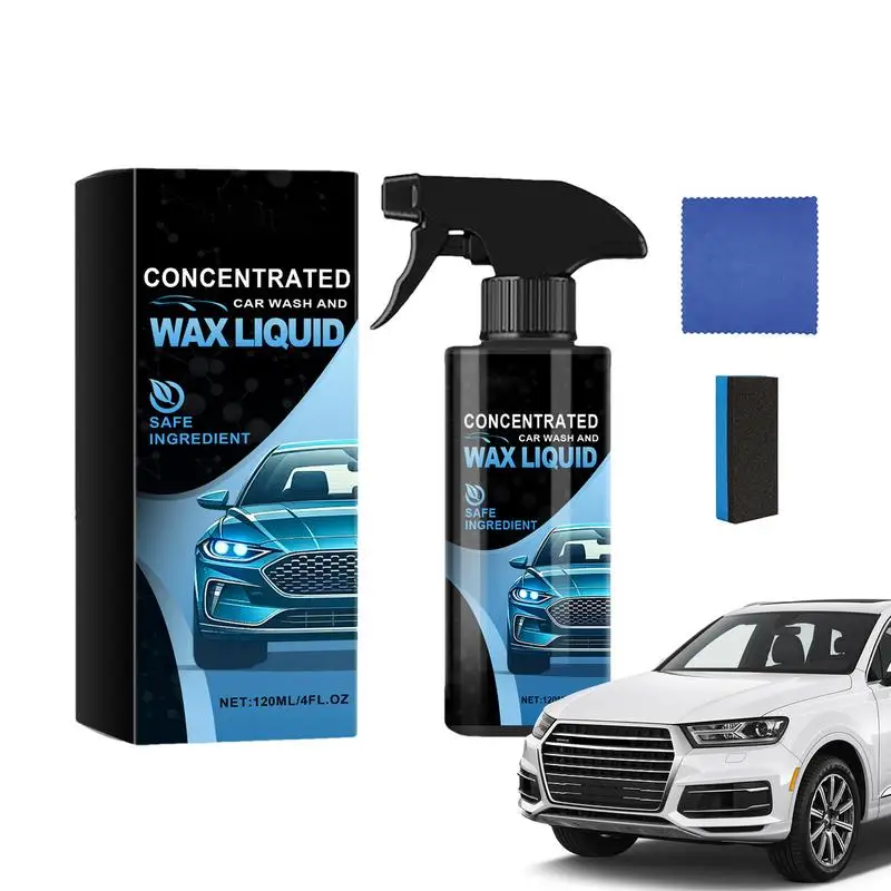 

Car Wash Wax 120ml Car Cleaning Fluid Auto Wash Kits Stain Remover Car Cleaning Supplies Exterior Care Products For Trucks