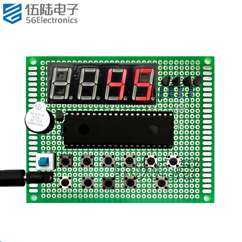 Dispositivo de respuesta de 8 vías, 51 microcontroladores, Kit electrónico, piezas de placa de circuito de ejercicio de soldadura, Kit de soldadura DIY