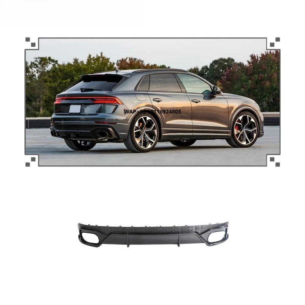 

High Precision Data Carbon Fiber Rear Bumper Diffuser for RSQ8 2021
