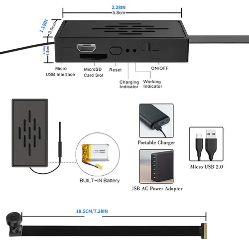 Small 4K DIY Wireless WiFi 2.0MP Camera Supports Remote Live Broadcast Via Smartphone App 1080P Image Quality 4 Models to Choose - Image 2