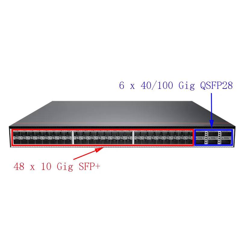 Industrial network  Ethernet Switch S6730-H48X6C  Ethernet Managed 48 Port Industrial Switch with competitive price