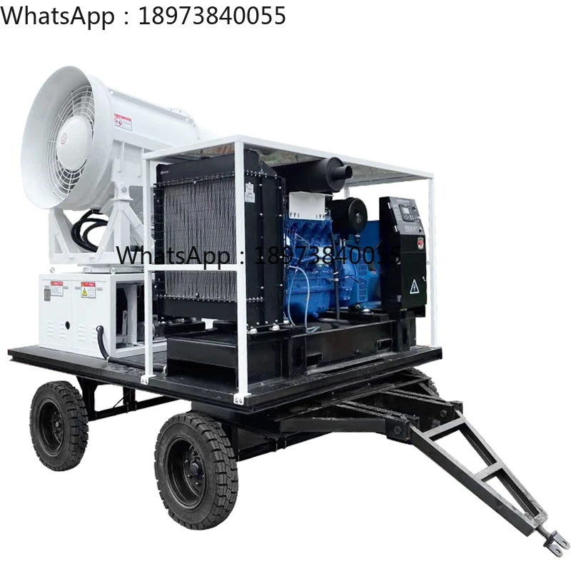 Hot Product Mobile Water Pump 100m Hand-pushed Automatic Remote Fog Cannon Machine Sprayers Spray Pump Agricultural