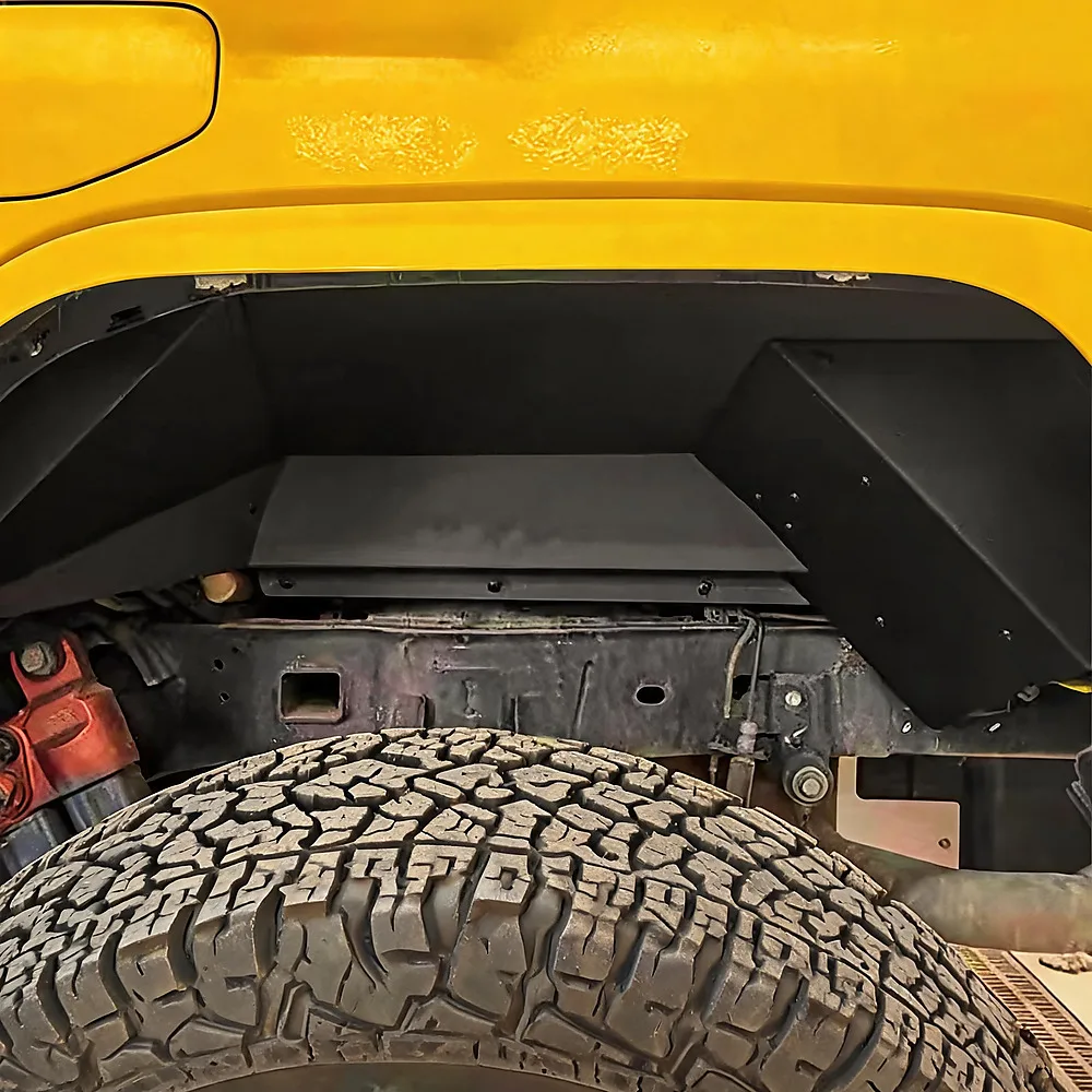 Inner Fenders Liner Kit Front Rear Mudguard Lining Widening Original Aluminum alloy SXMA JT1030 For Jeep Wrangler JT2020+