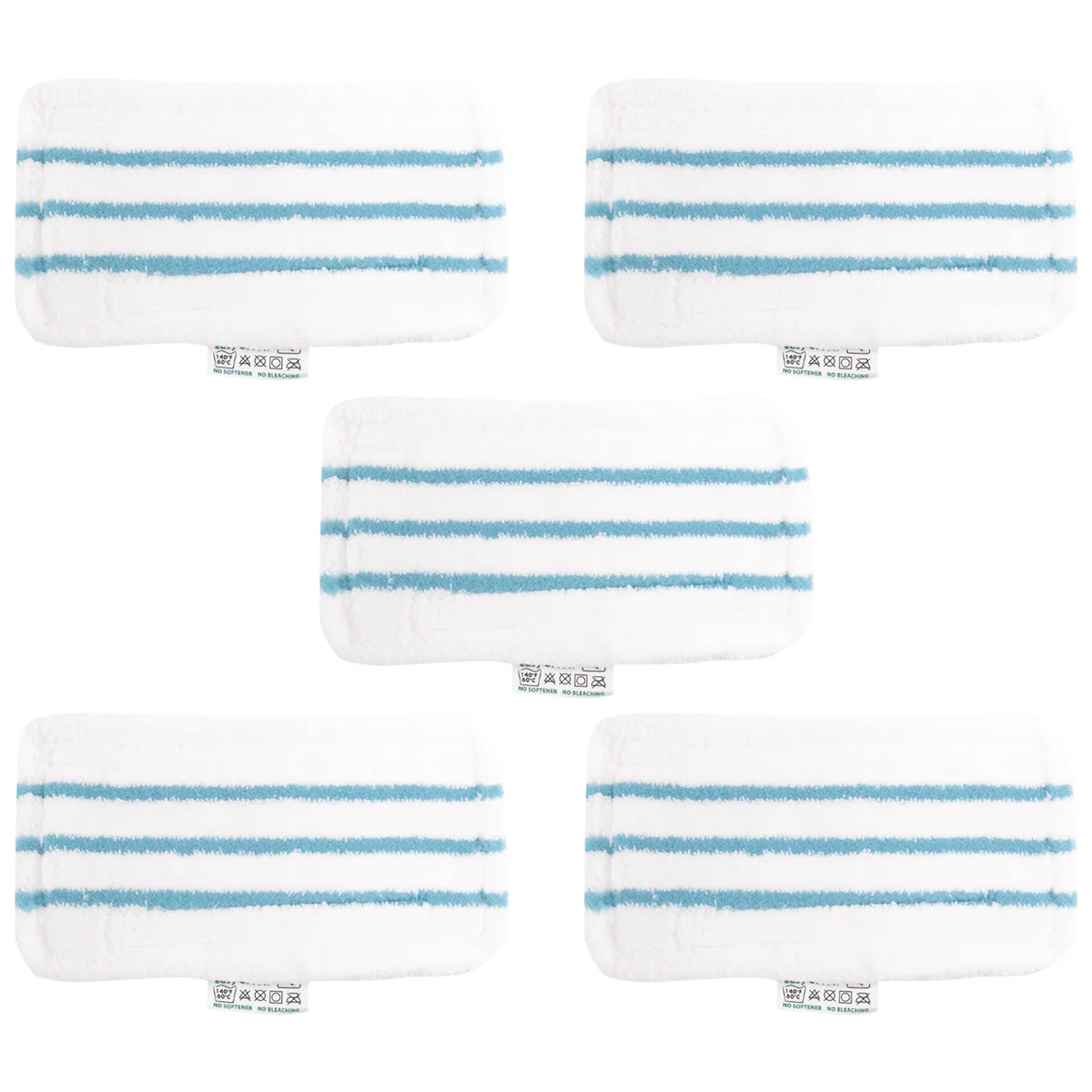 

Pack of 5 Washable Microfiber Pads for Steam Mop Replacement Cover Compatible with FSM1616, FSM1630