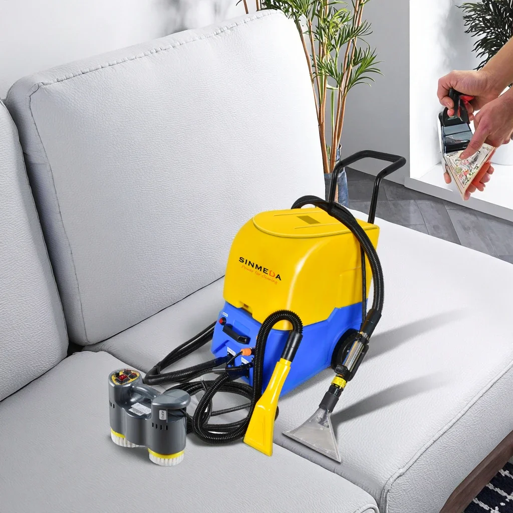 

12L Steam Cleaner Extractor Sofa Carpet Cleaning Machine Car Pressure Washer Mobile Car Wash Commercial Equipment