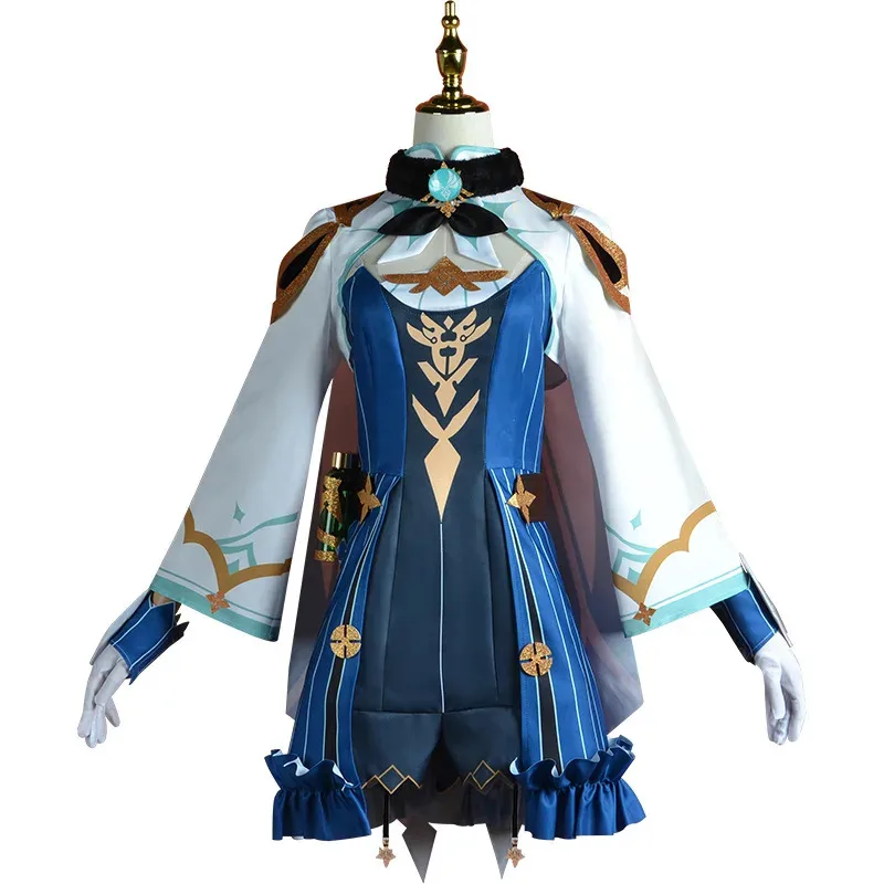 

Nene 2025 Kostum Cosplay Sukrosa Dampak Genshin Carnival Uniform Anime Halloween Party Costume Makeup Ball Game Women's Wear Com
