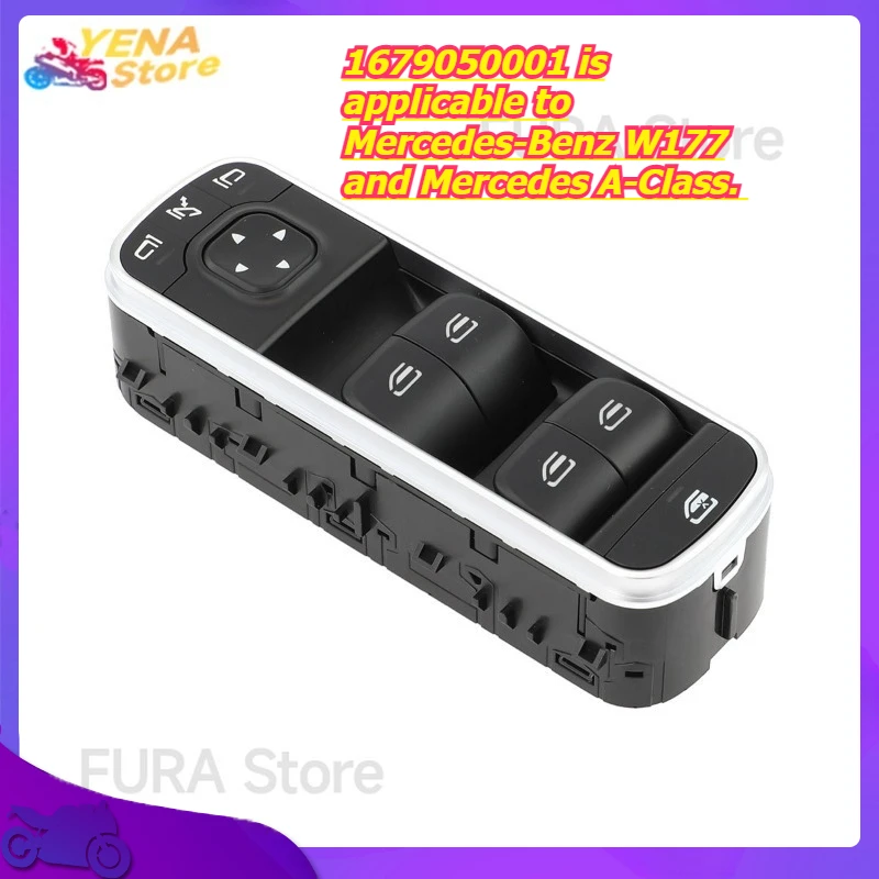 

Driver-side window panel switch assembly 1679050001 is applicable to Mercedes-Benz W177 and Mercedes A-Class.