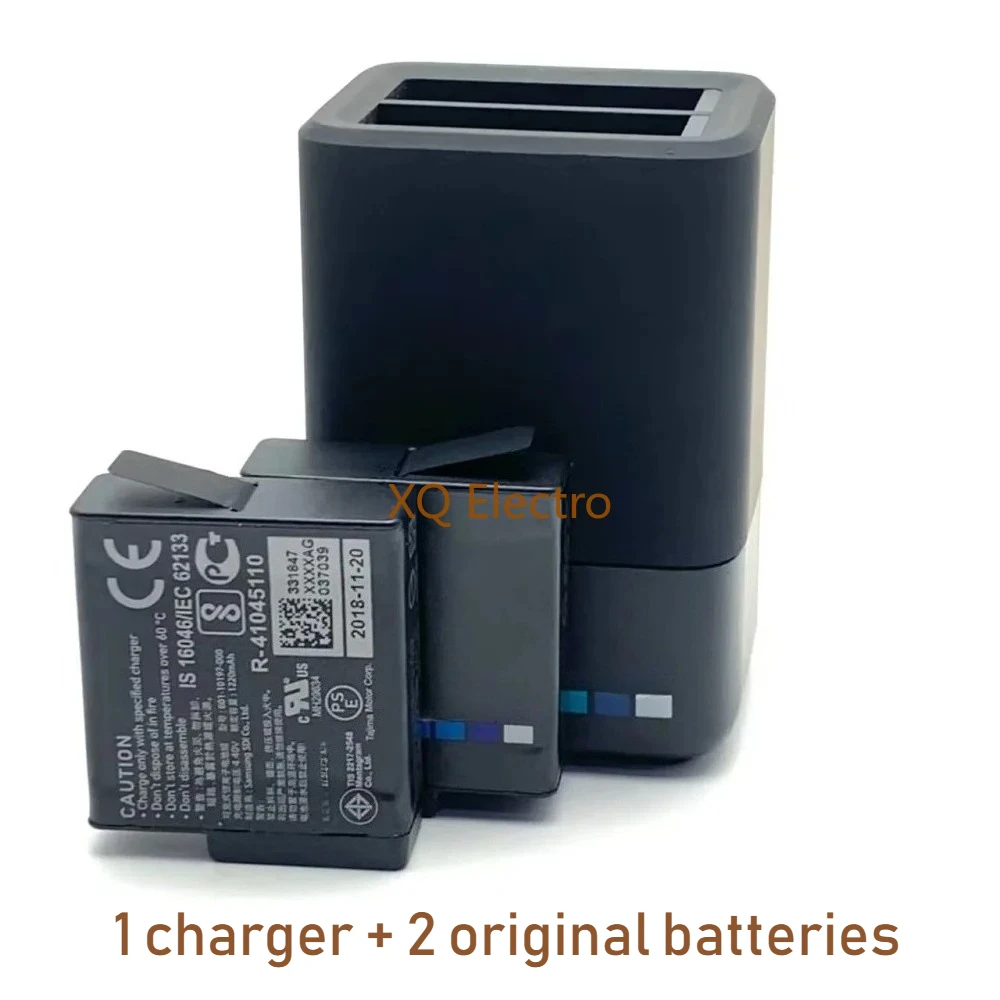 Genuine Dual Rechargeable charger, Original Battery ,Charging cable For GoPro Hero 7 6 5 Black Camera Rplacement