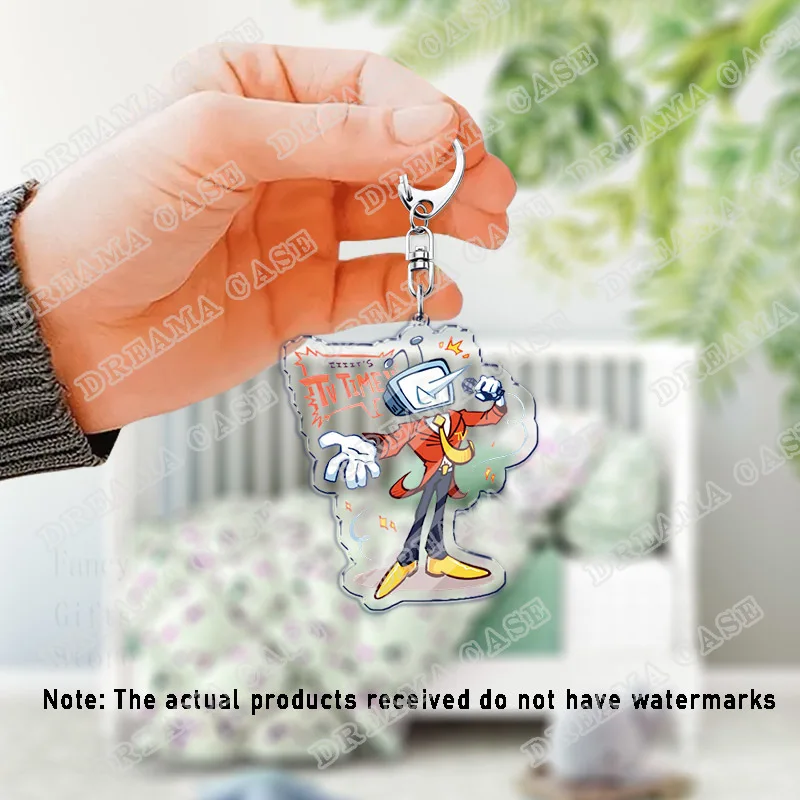 Deltarune Tenna المفاتيح اكسسوارات حقيبة Charms Undertale السيد Tenna هوائي Lanino ميمي سلاسل المفاتيح Keyrings مجوهرات المشجعين هدية
