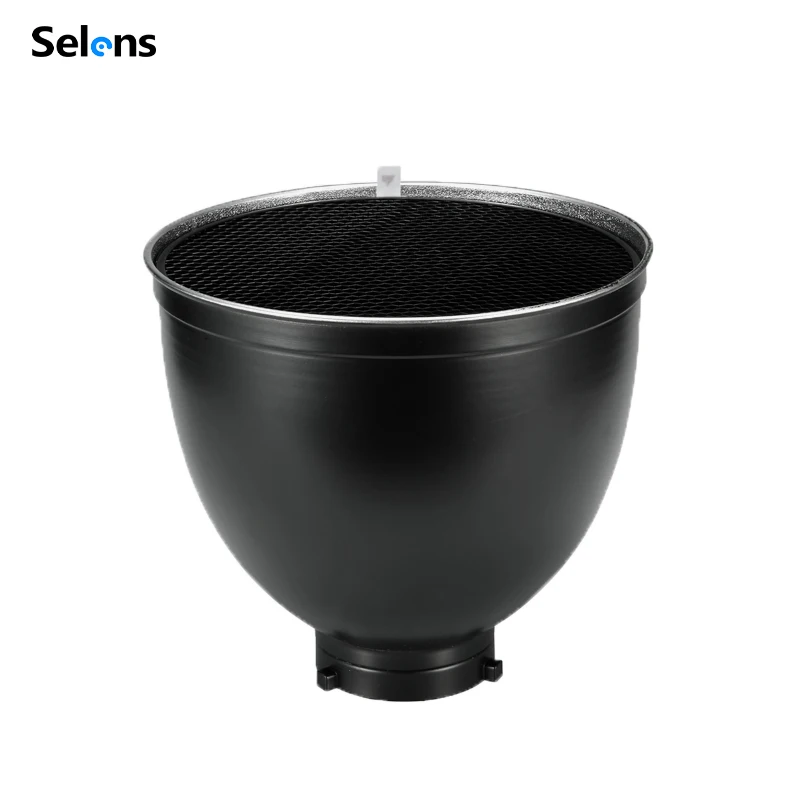 Selens فلاش 65 درجة عاكس مع شبكة العسل للتصوير الفوتوغرافي استوديو الصور ضوء لينة ستروب فلاش بوينز جبل