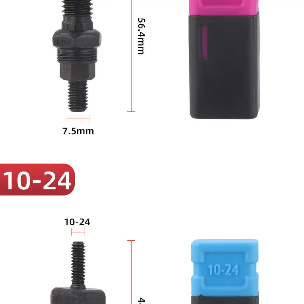 Durable Manual Rivet Nut Setter Tool Metric Imperial Thread Insert Kit M3 M12 For Archery Hunting Gear Repairing Fixing