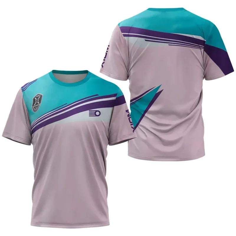 2025 Summer table tennis travel Men's T-shirt, badminton top, quick-drying high-performance summer comfortable and cool T-shirt image 5